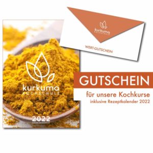 Gutschein - Kochkurs - Kurkuma Kochschule