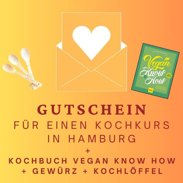 veganes Kochbuch Gutschein - Geschenk Kochschule